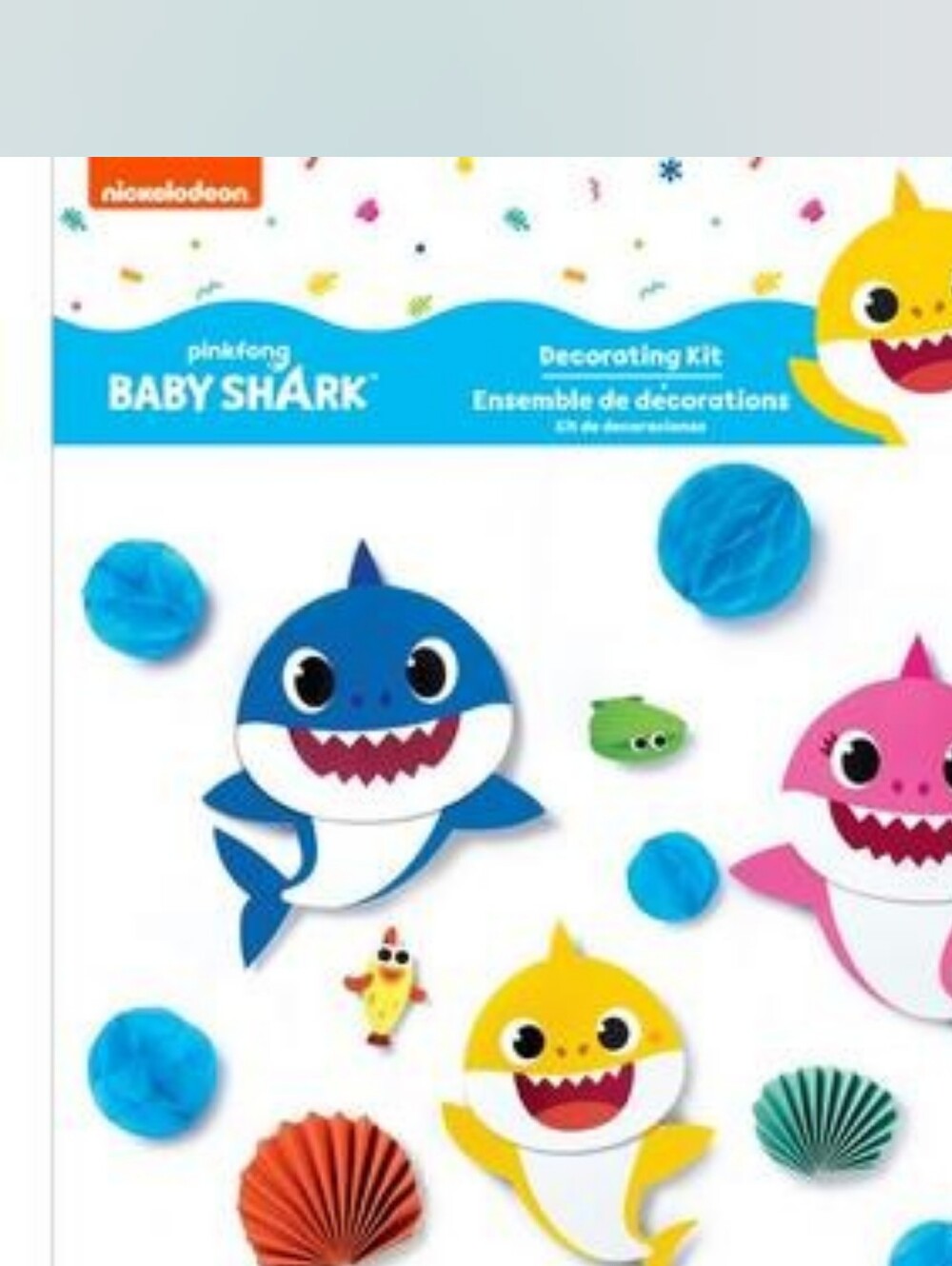 Baby Shark Wall Decals Set